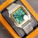 New Green Dial Cartier Santos Dumont XL Two Tone Replica Watch For Men (5)_th.jpg